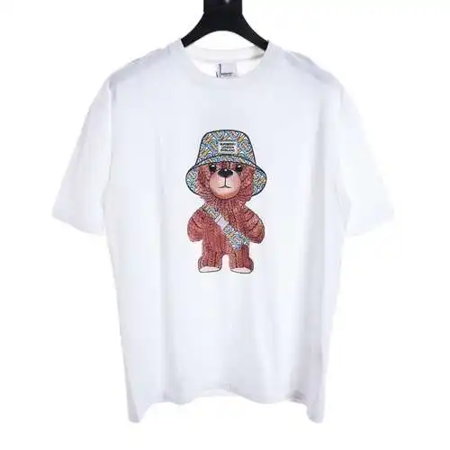 BBR bear print short sleeves front and back