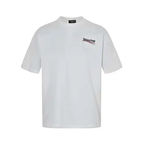 BLCG/Balenciaga 22ss embroidered cola short sleeves