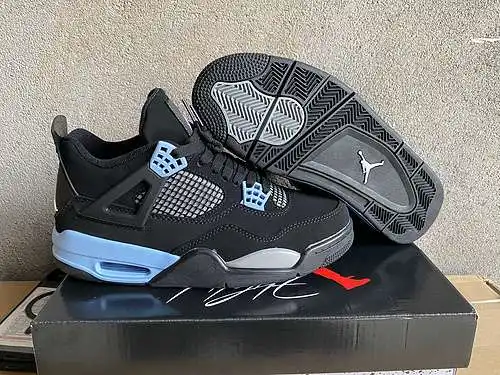 AIR JORDAN4jordandan 4ª generación negro gris azul 36---47