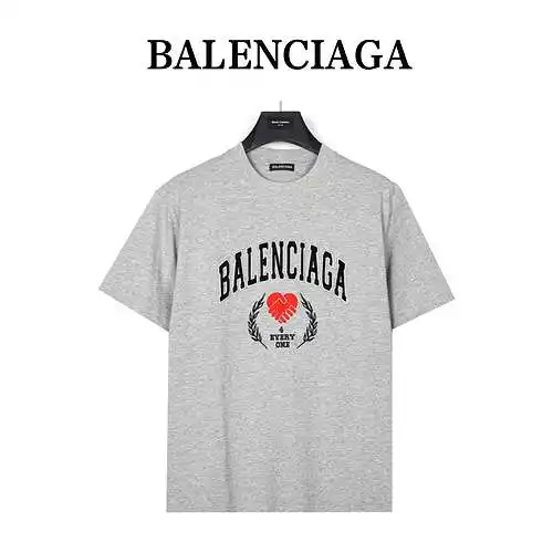BLCG/Balenciaga Peace Plan patch logo embroidered short-sleeved T-shirt