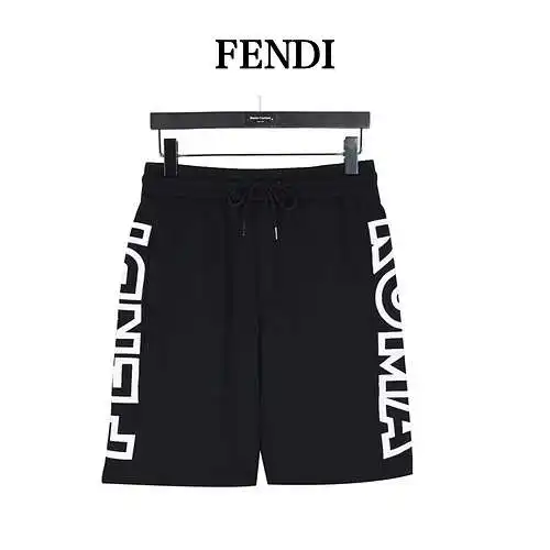 FD/Fendi shorts with large letters on the side