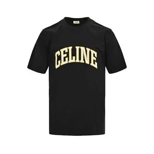 CE/Céline crack print short sleeves