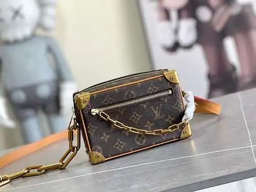 Bolso de cadena Bolso de mujer LL Bolso bandolera LL Hecho de cuero original superior importado Vers
