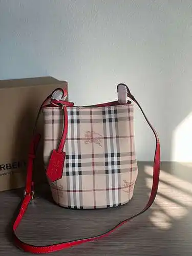 Bolso tipo cubo, bolso de mujer Ba@Li, bolso de hombro Ba@Li, fabricado en piel de vacuno original i