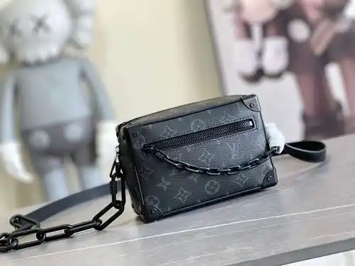 Bolso de cadena Bolso de mujer LL Bolso bandolera LL Hecho de cuero original superior importado Vers
