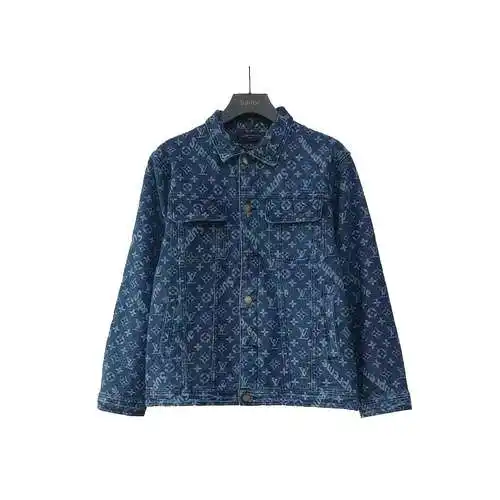 Louis Vuitton LV✘Sup*reme joint printed denim jacket