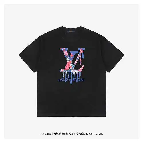 1v 23ss color dissolved presbyopia print short sleeves