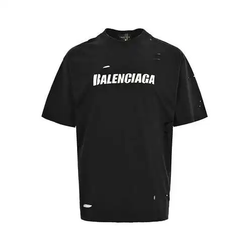 BLCG/Balenciaga Ice Cracked Destruction Short Sleeves