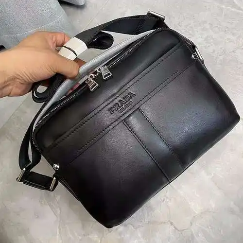 Bolso bandolera para hombre Bolso para hombre Pu@Da Bolso bandolera Pu@Da Hecho de cuero original su