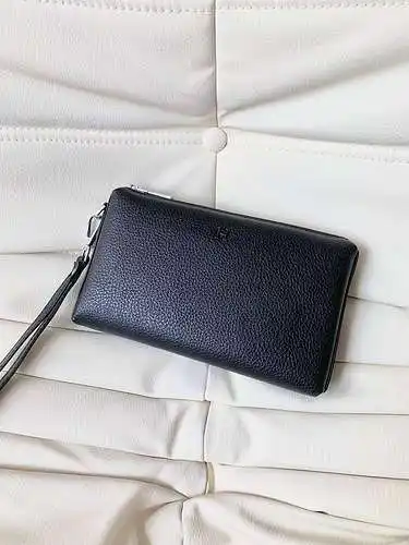 Bolso de hombre HERM Cartera de hombre AIS Bolso de mano HERM Hecho de piel de vaca original importa