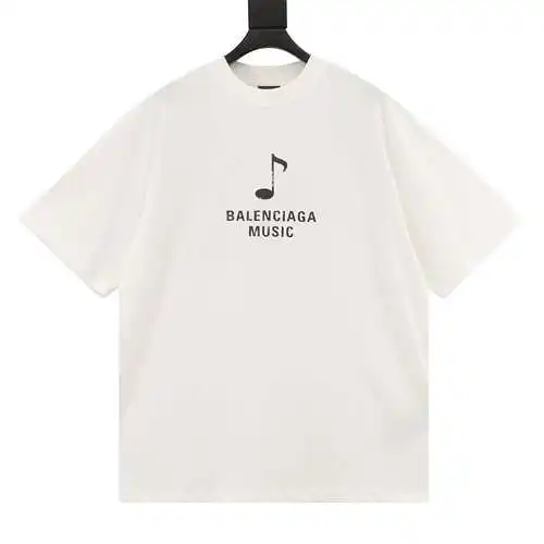 BLCG 24SS musical note logo musician high-definition direct-printed short-sleeved T-shirt