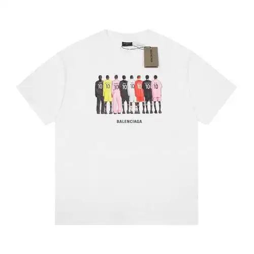 BLCG/Balenciaga new No. 10 player short-sleeved T-shirt