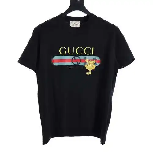 GC Garfield interlocking G printed short-sleeved T-shirt