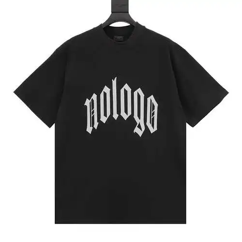 BLCG 24ss new no logo cracked print short-sleeved T-shirt