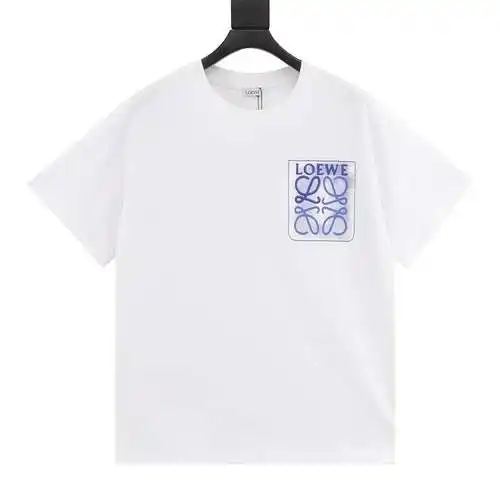 LE/Luo Yiwei embroidered logo and splash ink printed short-sleeved T-shirt