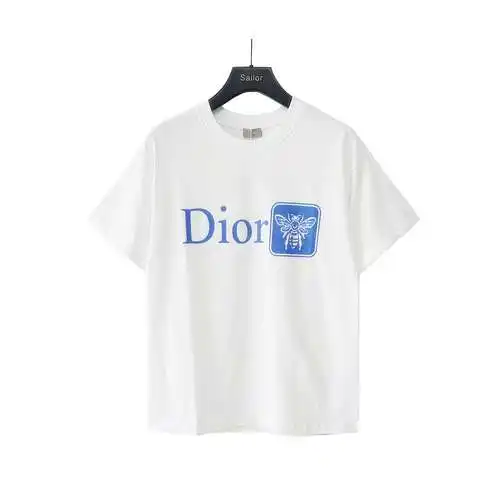 CD Dior 24 new bee pattern printed short-sleeved T-shirt