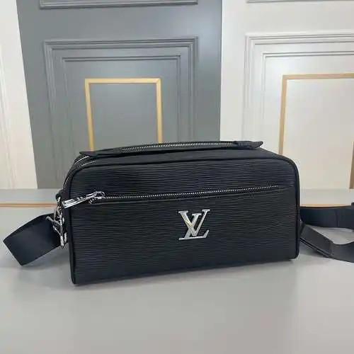 Bolso bandolera para hombre, bolso para hombre LL, bolso bandolera LL, fabricado en piel de vacuno o
