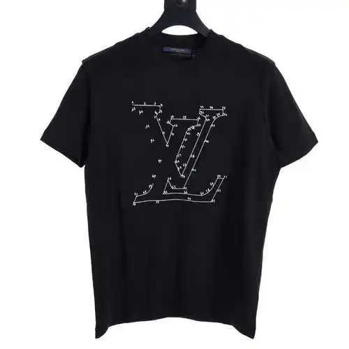 LV Xingxue digital connection short-sleeved T-shirt