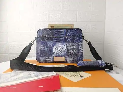 Bolso bandolera LL bolso de hombre Bolso bandolera LL Hecho de piel de vacuno original importada Cal