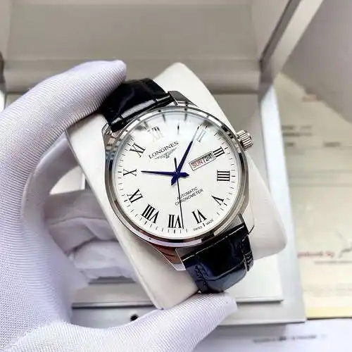 Reloj Reloj para hombre con movimiento mecánico original totalmente automático, caja y correa de ace