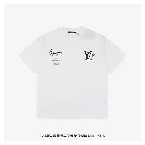 1v 23Fw Fei Dong employee letter printed short sleeves