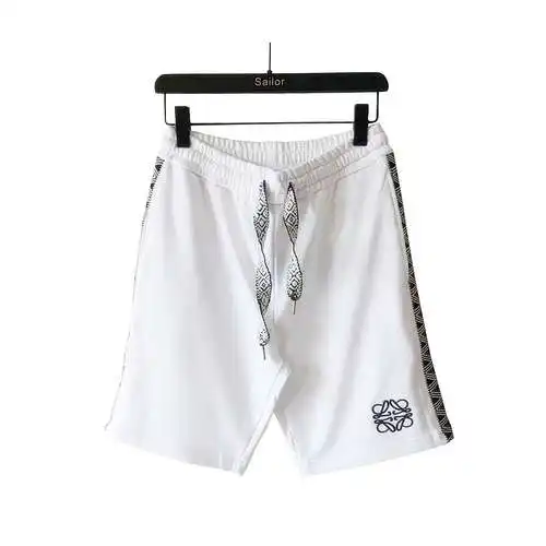 LE/Loewe 24ss webbing spliced ​​letter LoGO logo embroidered trousers