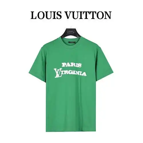 LV/Louis Vuitton 24ss scattered logo letter print short-sleeved T-shirt