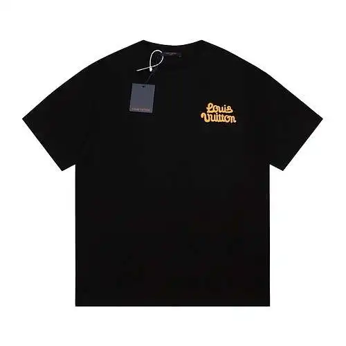 LV Louis Vuitton Tyler joint series latest letter short sleeves