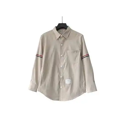 TB Tom Brown .TB nylon jacket shirt double armband color striped shirt jacket