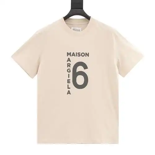 Margiela MM6 number 6 letter printed short-sleeved T-shirt