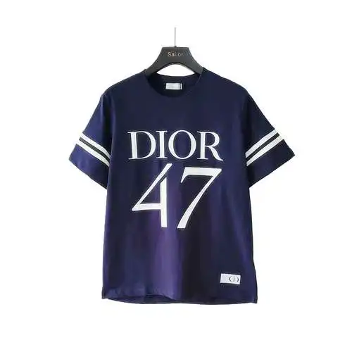 CD Dior classic letter 47 logo short-sleeved T-shirt