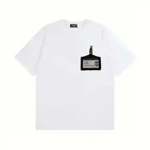 BLCG/Balenciaga limited show VIP tag pendant short-sleeved T-shirt