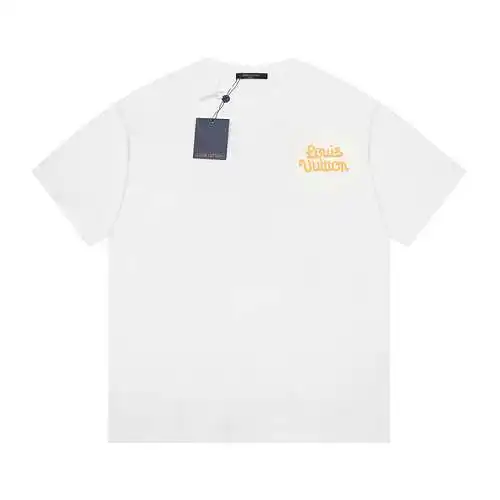 LV Louis Vuitton Tyler joint series latest letter short sleeves