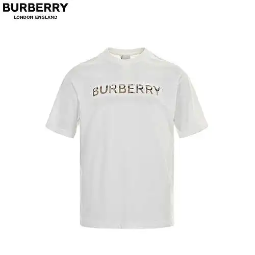 BBR/Burberry patch embossed embroidered letters short-sleeved T-shirt