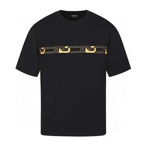 FD Fendi 2024 spring and summer style 10000 needle lock short-sleeved T-shirt