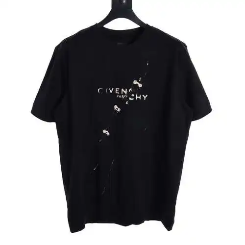 GVC visual trap discharge printed short-sleeved T-shirt