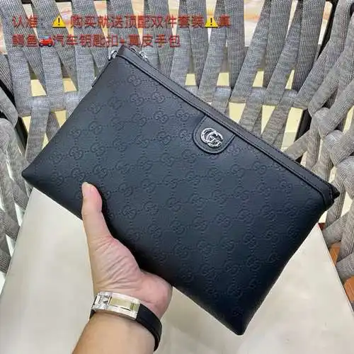 Bolso de mano Bolso de hombre GG Bolso de mano GG Hecho de piel de vaca original importada Calidad d