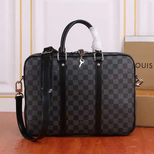 Bolso de hombre LL, maletín LL, bolso de mano LL, fabricado en piel vacuno original importada, alta 