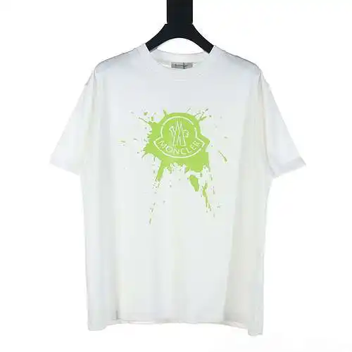 Masked MC graffiti printed short-sleeved T-shirt