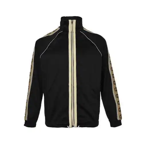 GC/Gucci classic side double G reflective webbing suit jacket