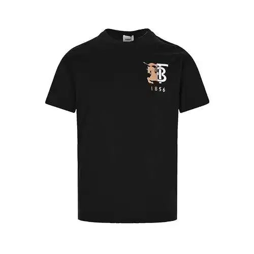 BBR/Burberry classic embroidered war horse logo short sleeves