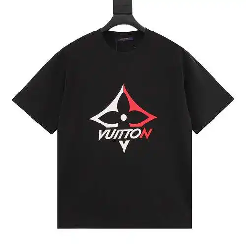 1v 24ss cross flower logo printed short sleeves