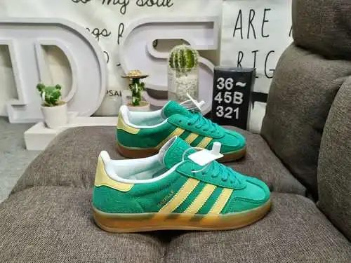 321D Zapatillas de deporte Adlidas originales Gazelle Indoor, auténticas, de tamaño medio, de nivel 