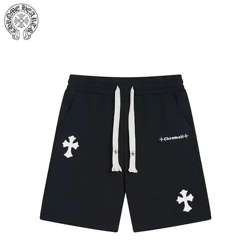 CH/Cro Heart patch embroidered shorts