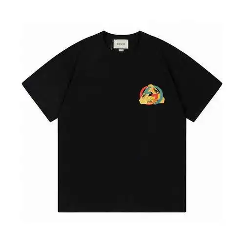 GC Gucci x Pala*ce joint 24ss limited edition double G tripod short-sleeved T-shirt