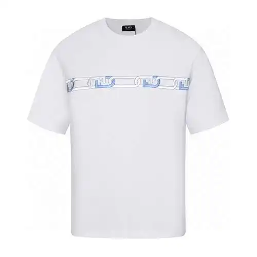 FD Fendi 2024 Spring and Summer 10,000-needle lock short-sleeved T-shirt
