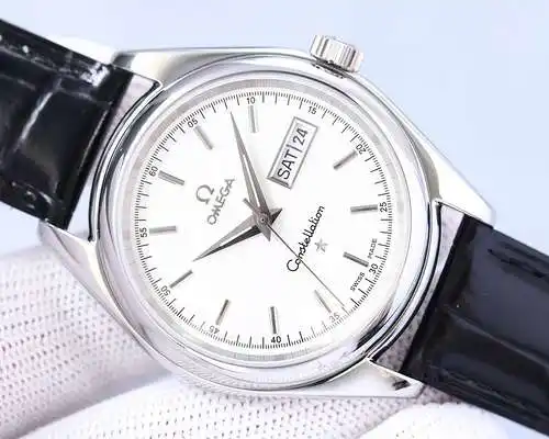 Reloj Reloj OMEGA para hombre con movimiento mecánico original totalmente automático, caja y correa 