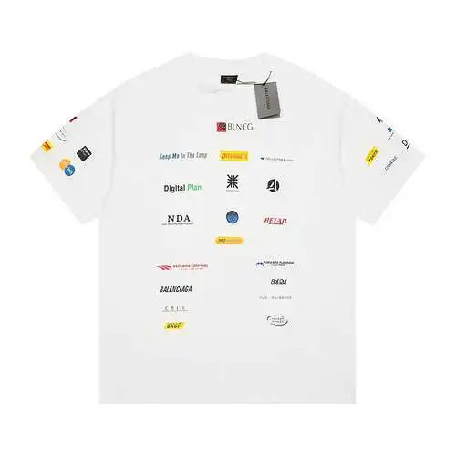 BLCG Balenciaga racing letter T-shirt