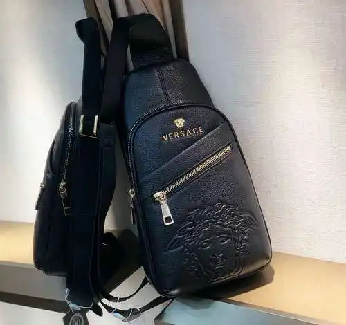Bolso de pecho Bolso de hombre Fan@zhe Bolso bandolera Fan@zhe Hecho de piel de vaca original import