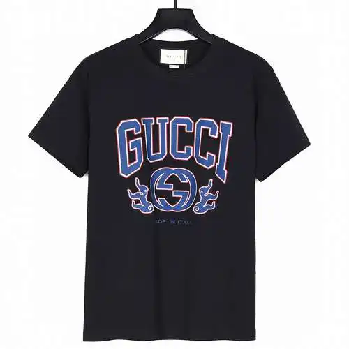 GC Gucci 24ss new Year of the Dragon limited print short sleeves